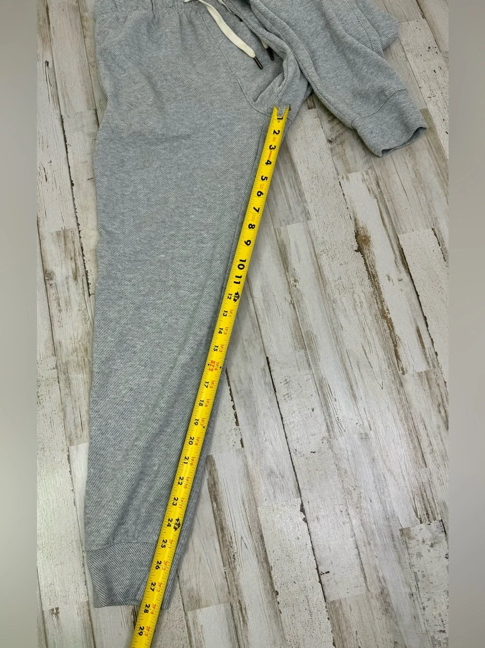 J Crew Mens Jogger Sweatpants Gray Slim Fit Zip Pocket Pants Small Lot Of 2